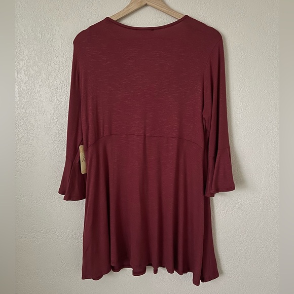 NWT Misia Tie Front Tunic - Picture 2 of 7